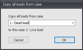 Load case copy